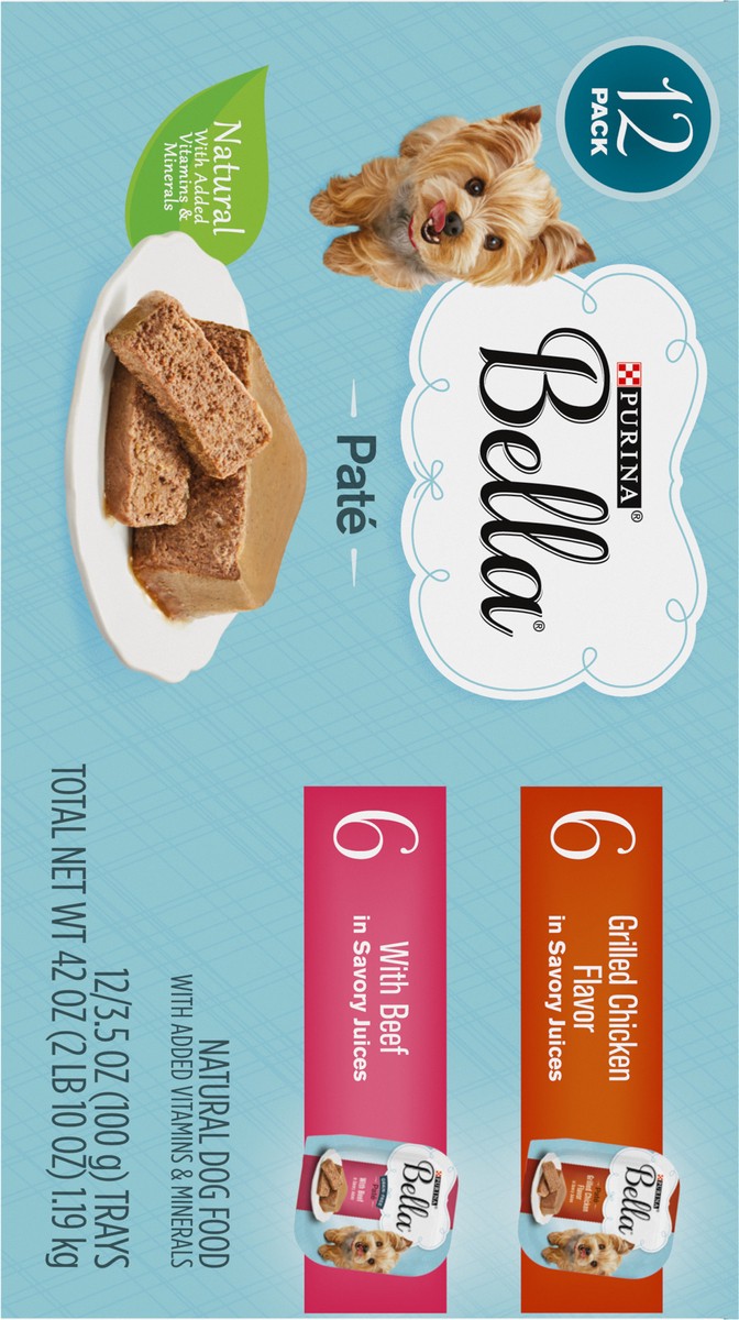 slide 5 of 9, Bella Purina Bella Dog Food 12Pk, 2.63 lb