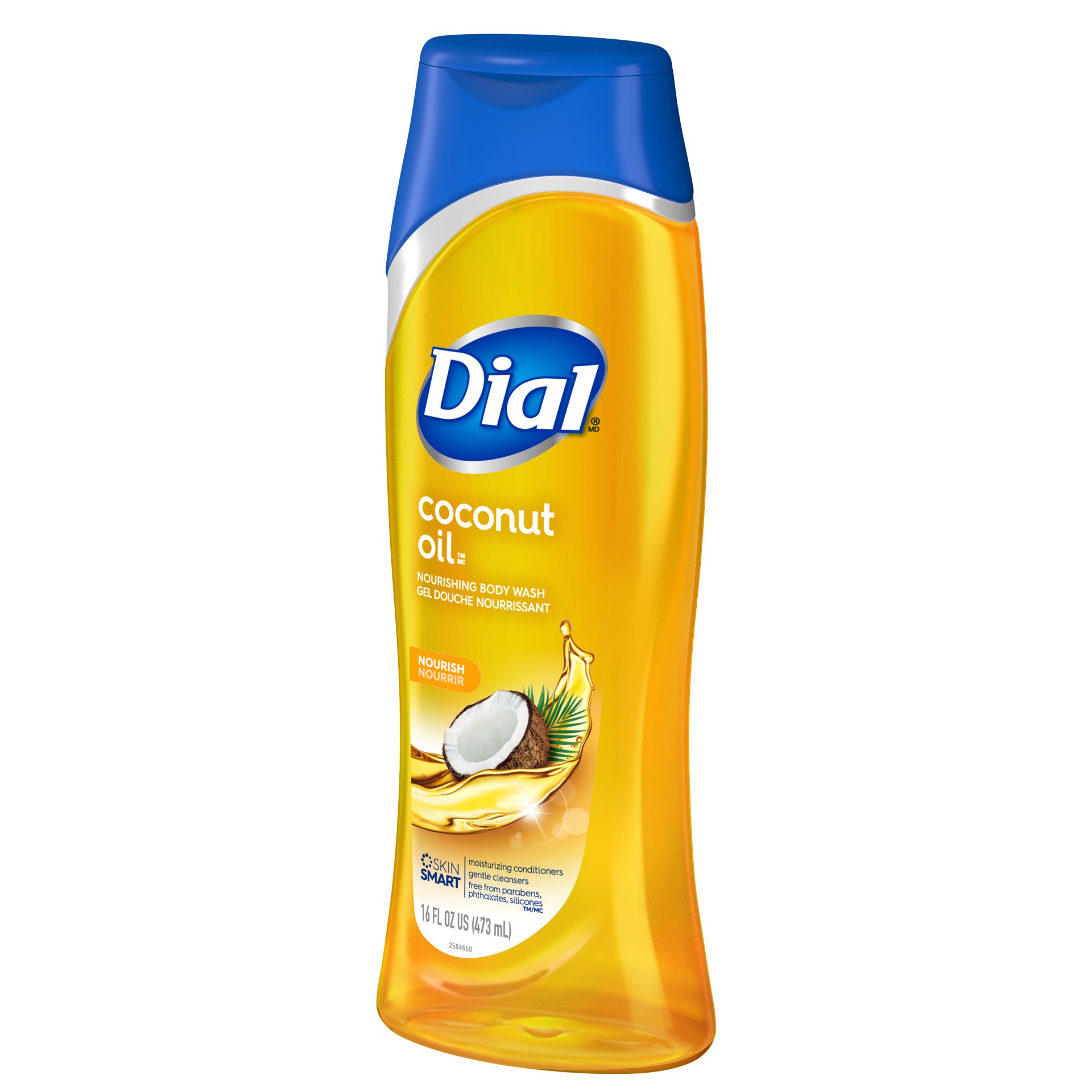 slide 3 of 6, Dial Body Wash, Coconut Oil, 16 fl oz, 16 fl oz