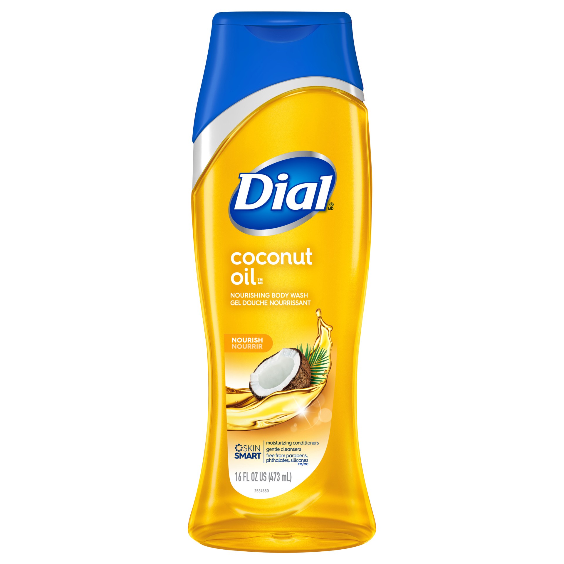 slide 4 of 6, Dial Body Wash, Coconut Oil, 16 fl oz, 16 fl oz