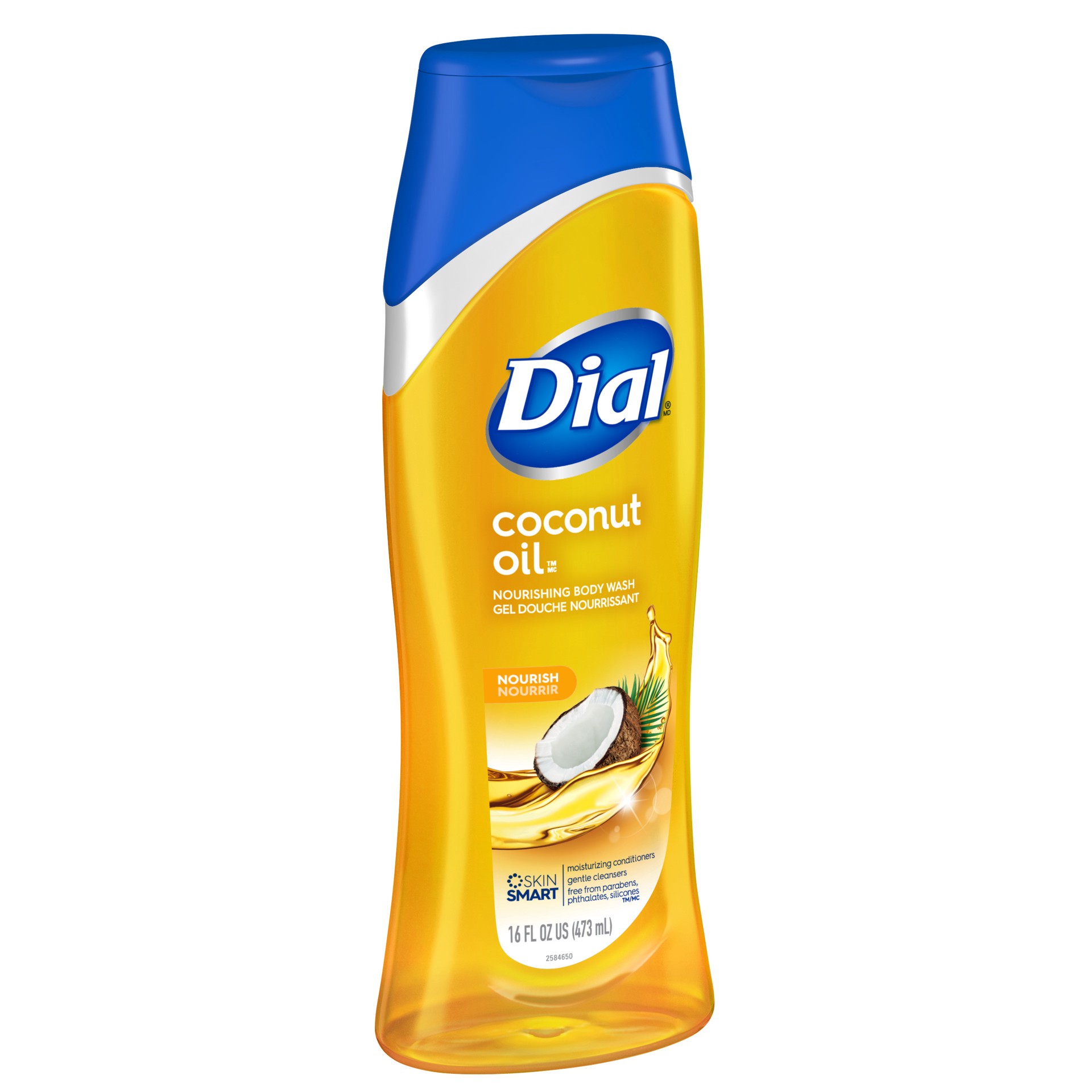 slide 1 of 6, Dial Body Wash, Coconut Oil, 16 fl oz, 16 fl oz