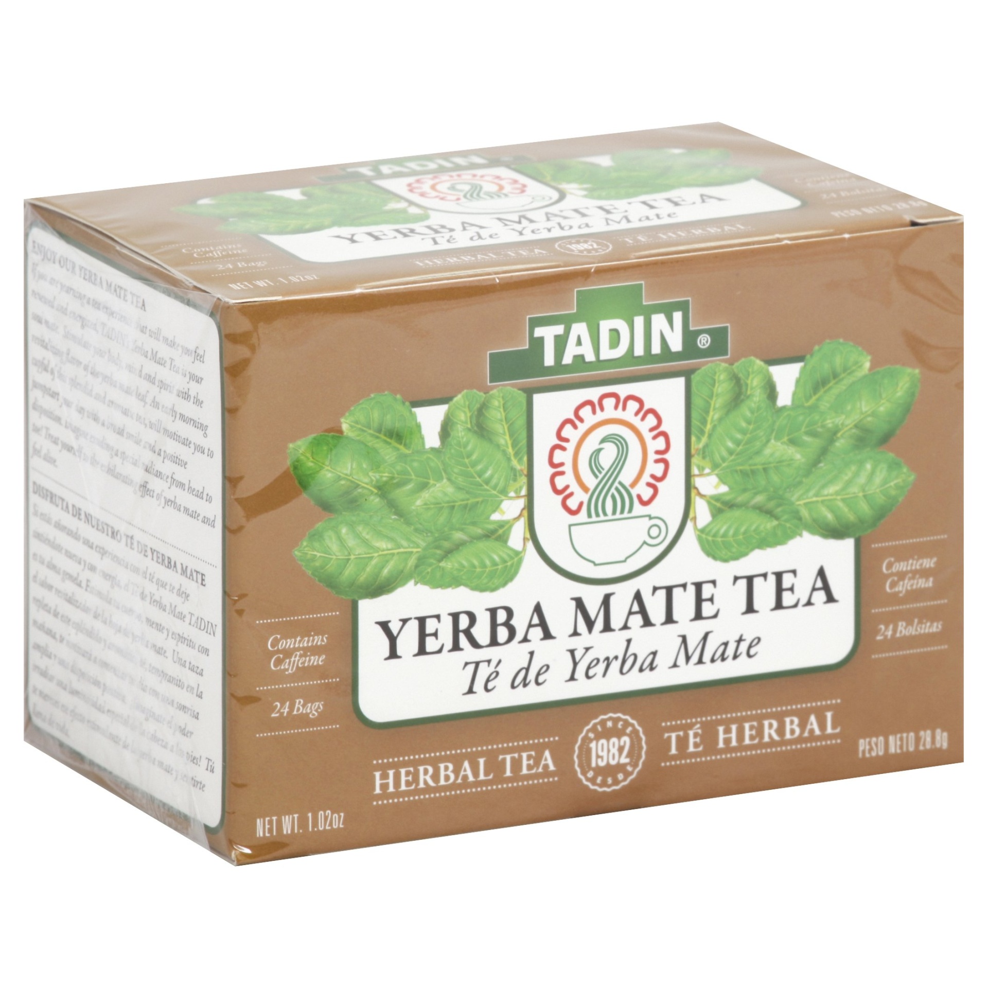 slide 1 of 1, Tadin Yerba Mate Tea, 24 ct