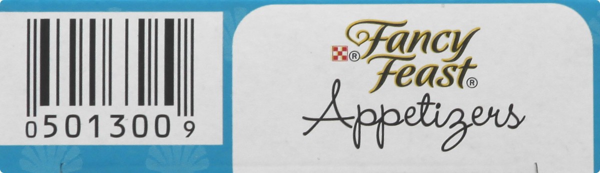 slide 9 of 9, Fancy Feast Purina Fancy Feast Appetizers Lickable Grain Free Wet Cat Food Topper Light Meat Tuna Appetizer with Scallop - 1.1 oz. Tray, 1.1 oz