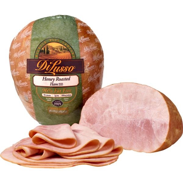 slide 1 of 1, DiLusso Honey Roasted Ham, per lb