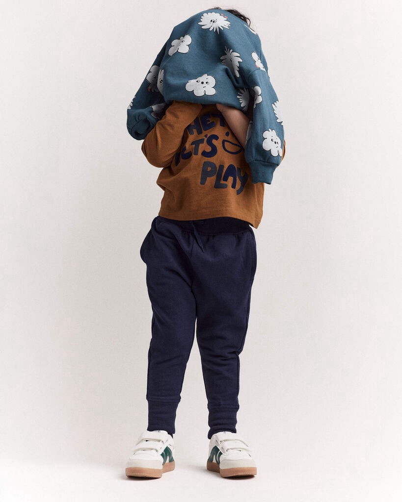 slide 3 of 6, Otteravenue Toddler Boy Squish Otter Sweatshirt™ - Teal Teal 4T, 1 ct