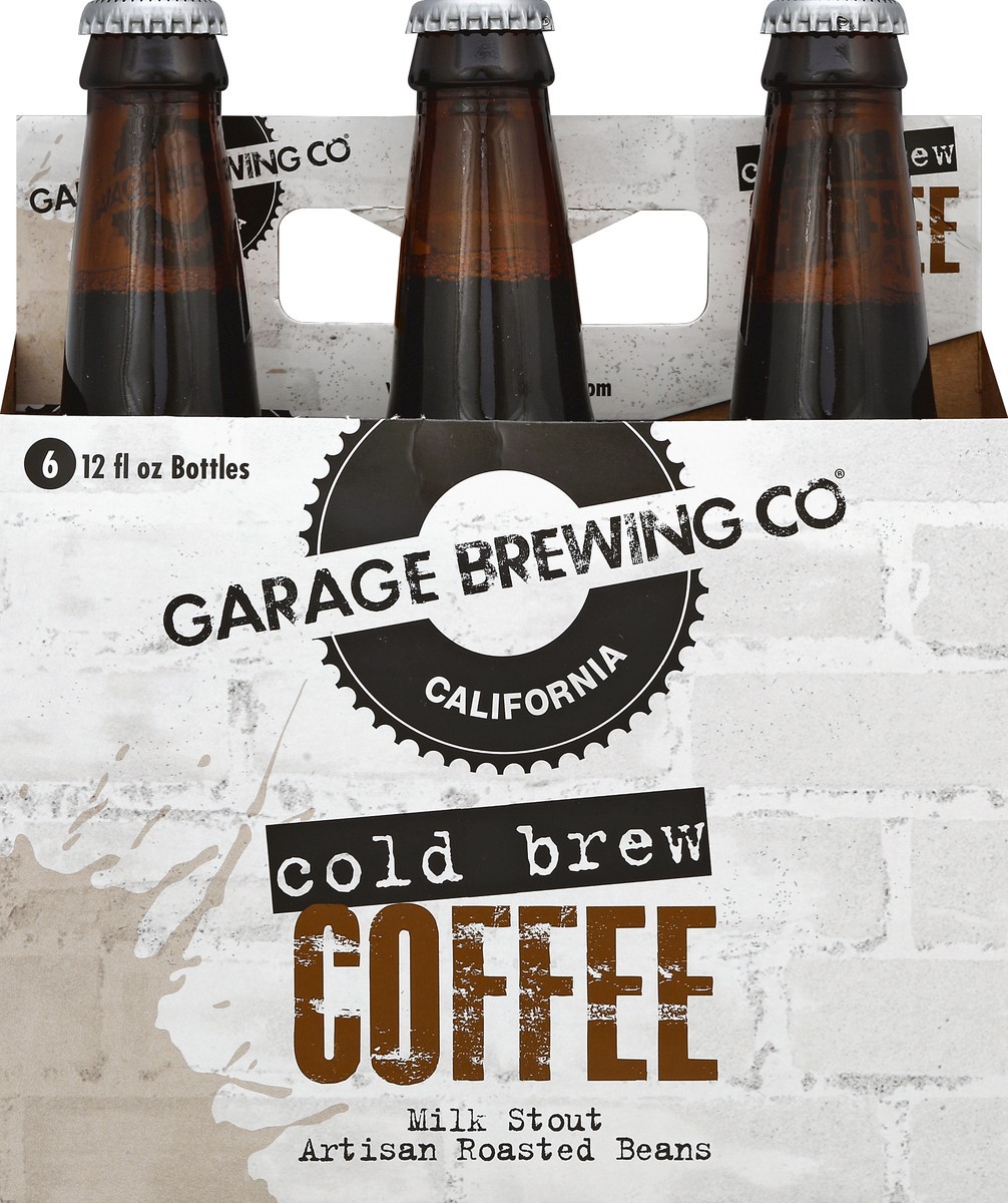slide 4 of 4, Garage Brewing Co. Cold Brew Coffee Milk Stout, 6 ct; 12 oz
