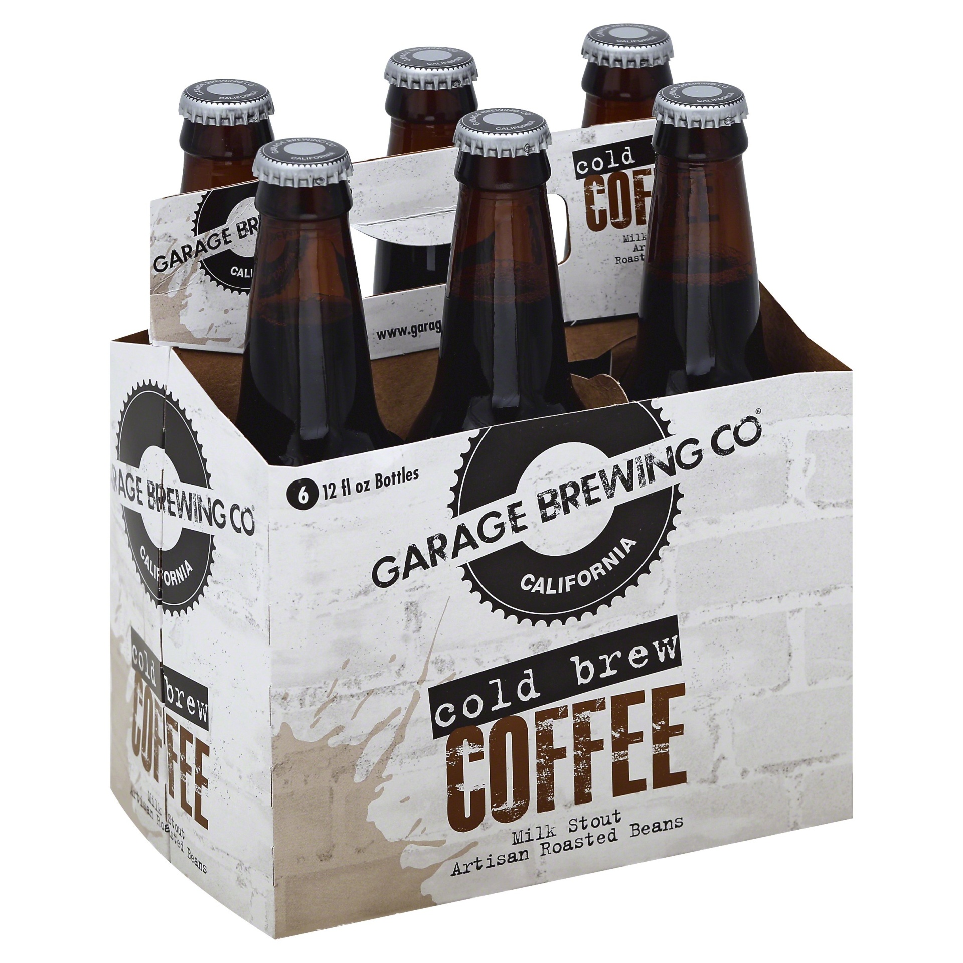 slide 1 of 4, Garage Brewing Co. Cold Brew Coffee Milk Stout, 6 ct; 12 oz