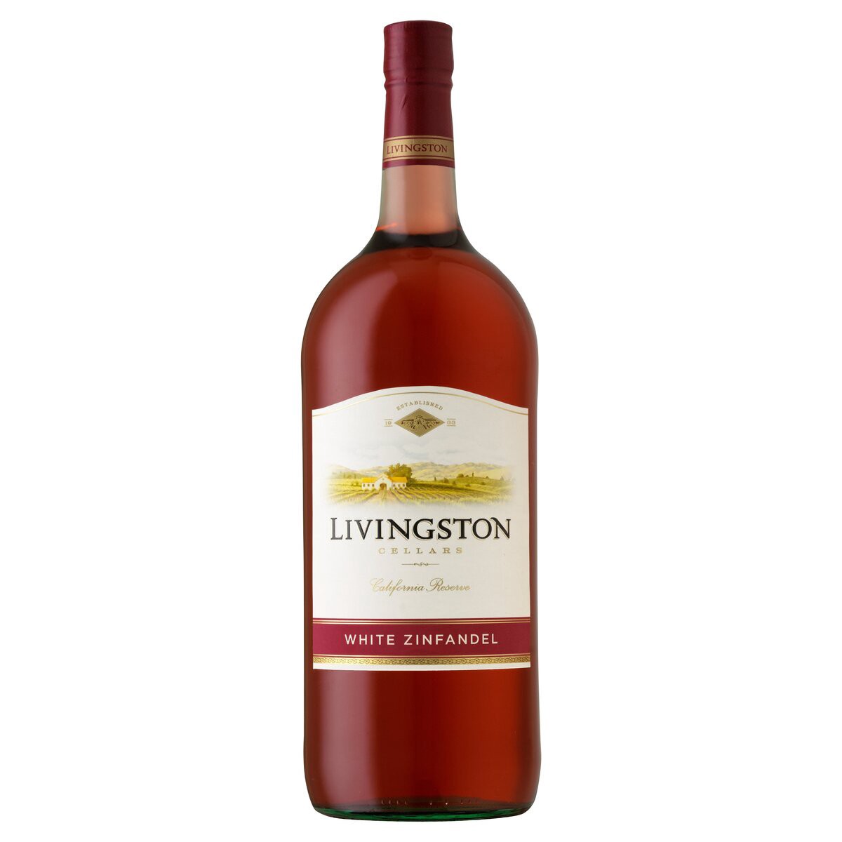 slide 1 of 2, Livingston Cellars White Zinfandel Wine, 1.5 liter