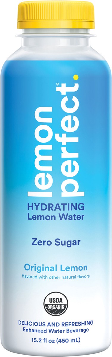slide 11 of 13, Lemon Perfect Lemon Water, Zero Sugar, Original Lemon, Hydrating, 15.2 fl oz