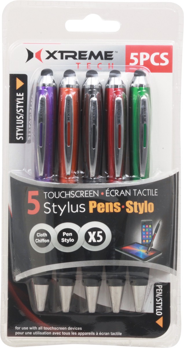 slide 6 of 10, Xtreme Touchscreen Stylus Pens 5 ea, 5 ct