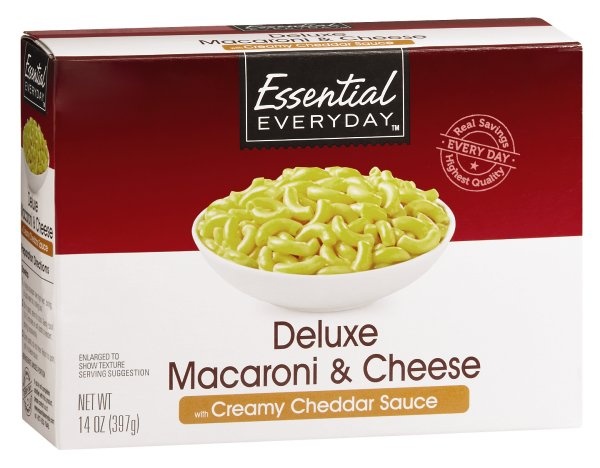 slide 1 of 1, Essential Everyday Deluxe Macaroni & Cheese, 14 oz