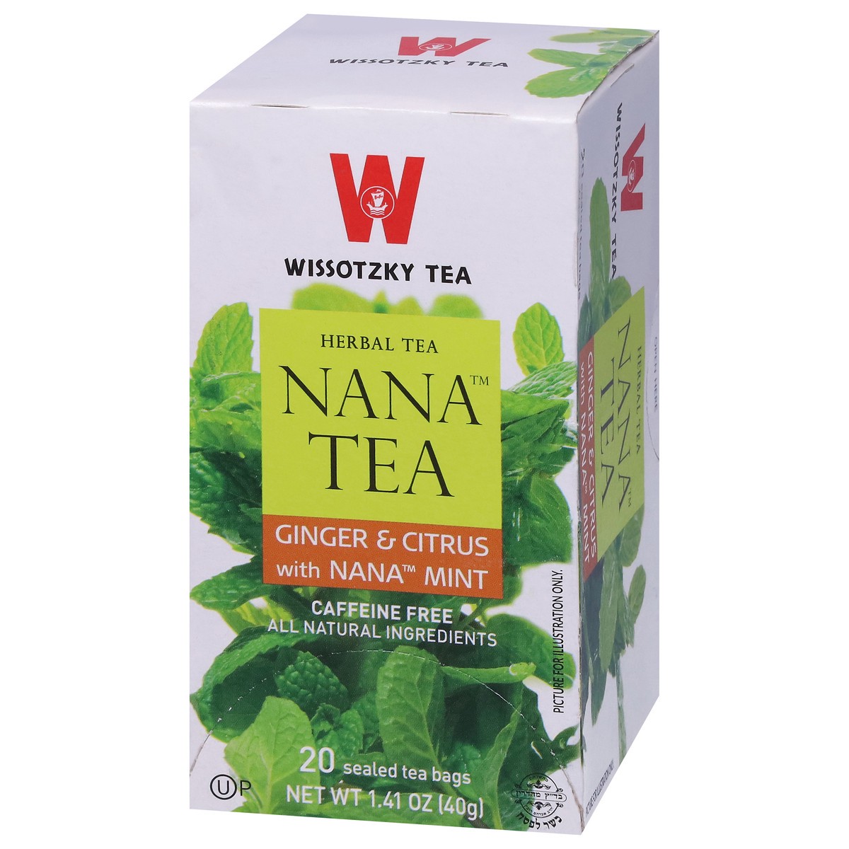 slide 5 of 9, Wissotzky Tea Tea Bags Ginger & Citrus with Nana Mint Herbal Tea - 20 ct, 20 ct