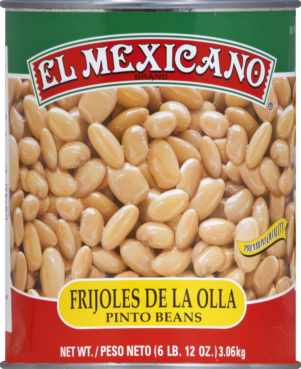 slide 1 of 3, El Mexicano Pinto Beans 108 oz, 108 oz