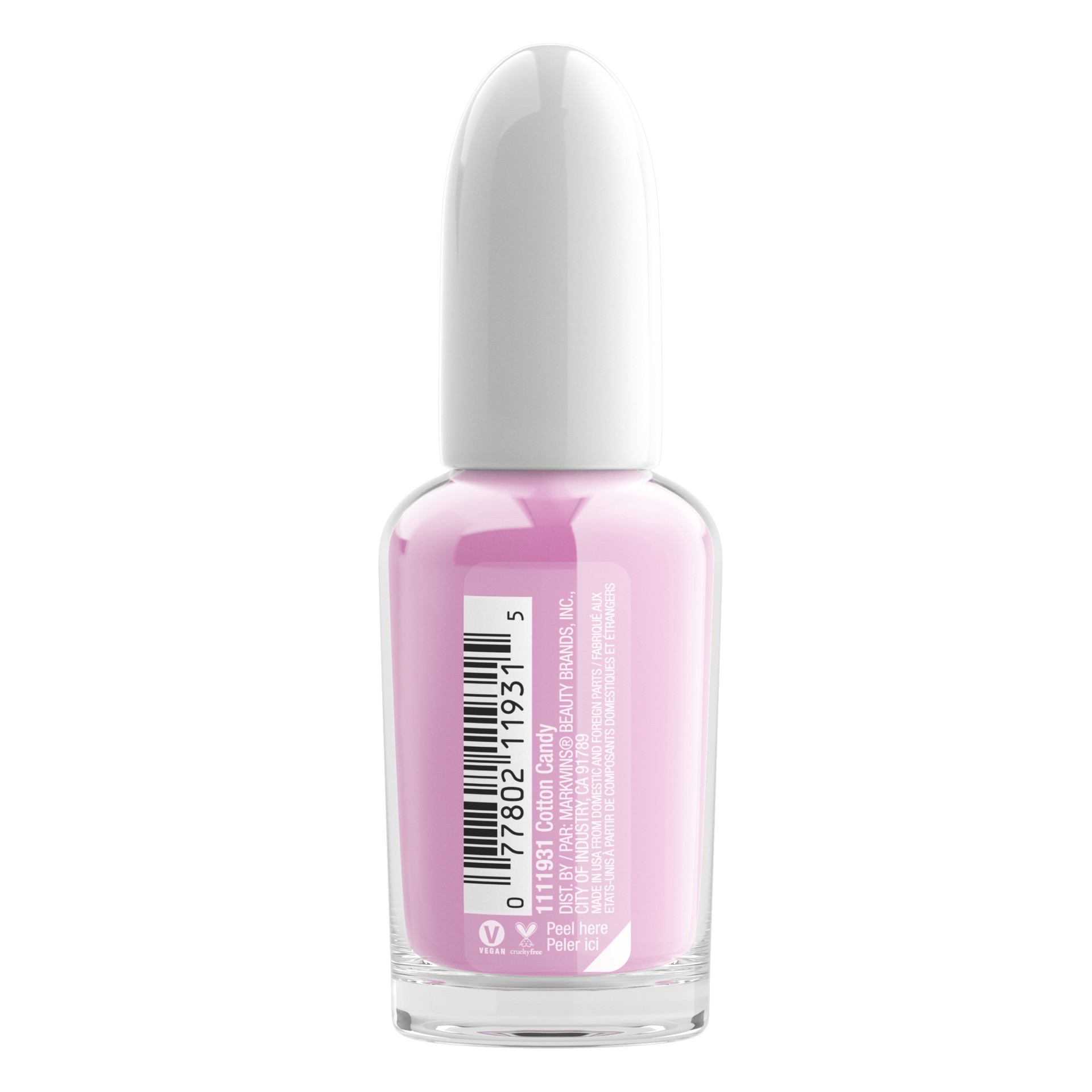 slide 3 of 4, wet n wild Fast Dry AF Nail Color, Cotton Candy, 0.46 fl oz