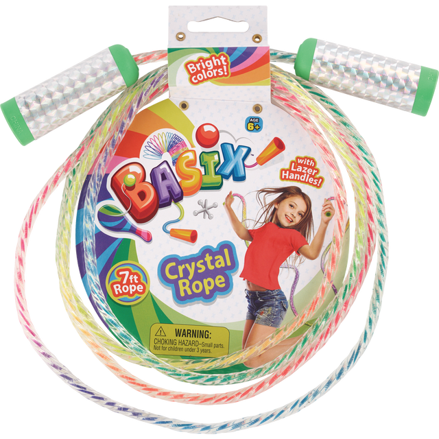 slide 1 of 1, Ja-Ru Rainbow Crystal Jump Rope, 1 ct