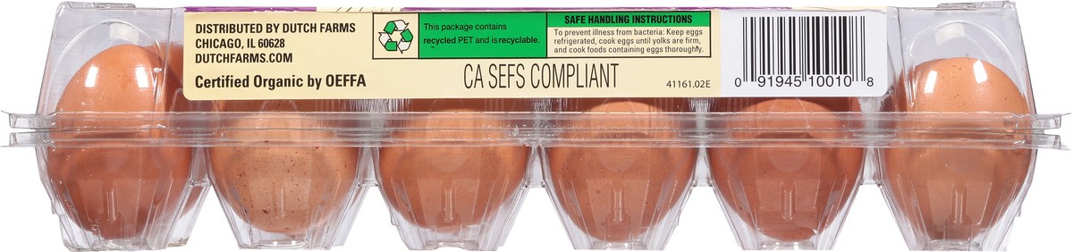 slide 3 of 11, Dutch Farms Organic Medium Eggs 12 ea, 12 ct