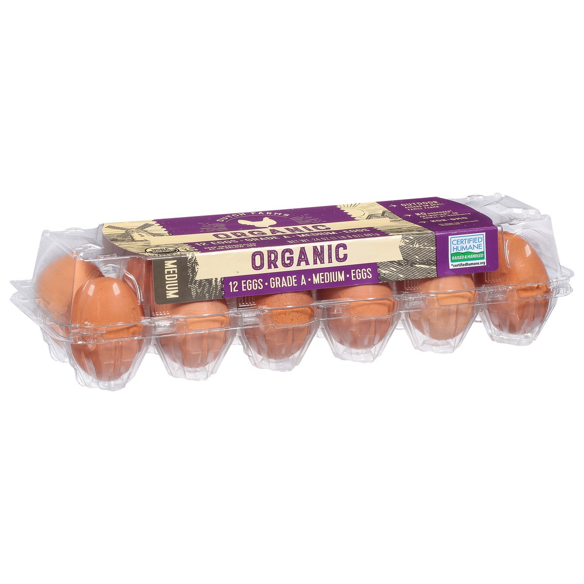 slide 7 of 11, Dutch Farms Organic Medium Eggs 12 ea, 12 ct