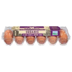 Dutch Farms Organic Medium Eggs - 12 ct