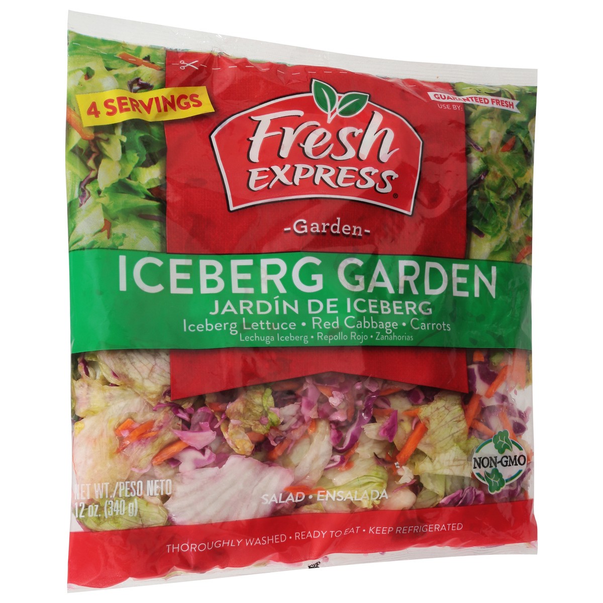 slide 5 of 9, Fresh Express Iceberg Garden, 12 oz