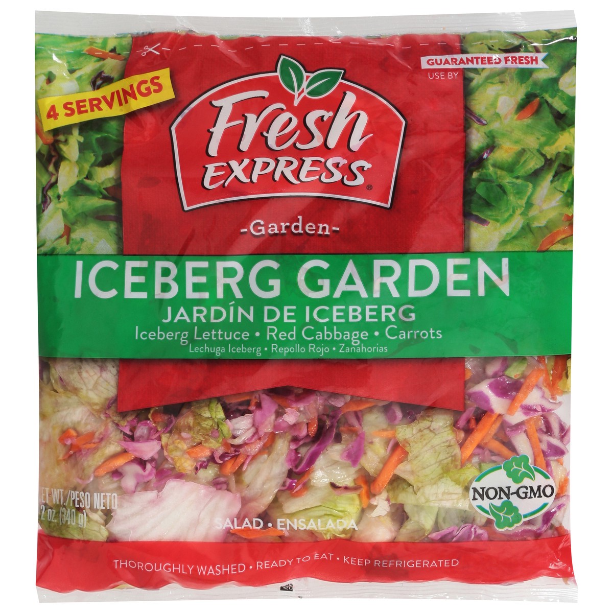 slide 1 of 9, Fresh Express Iceberg Garden, 12 oz