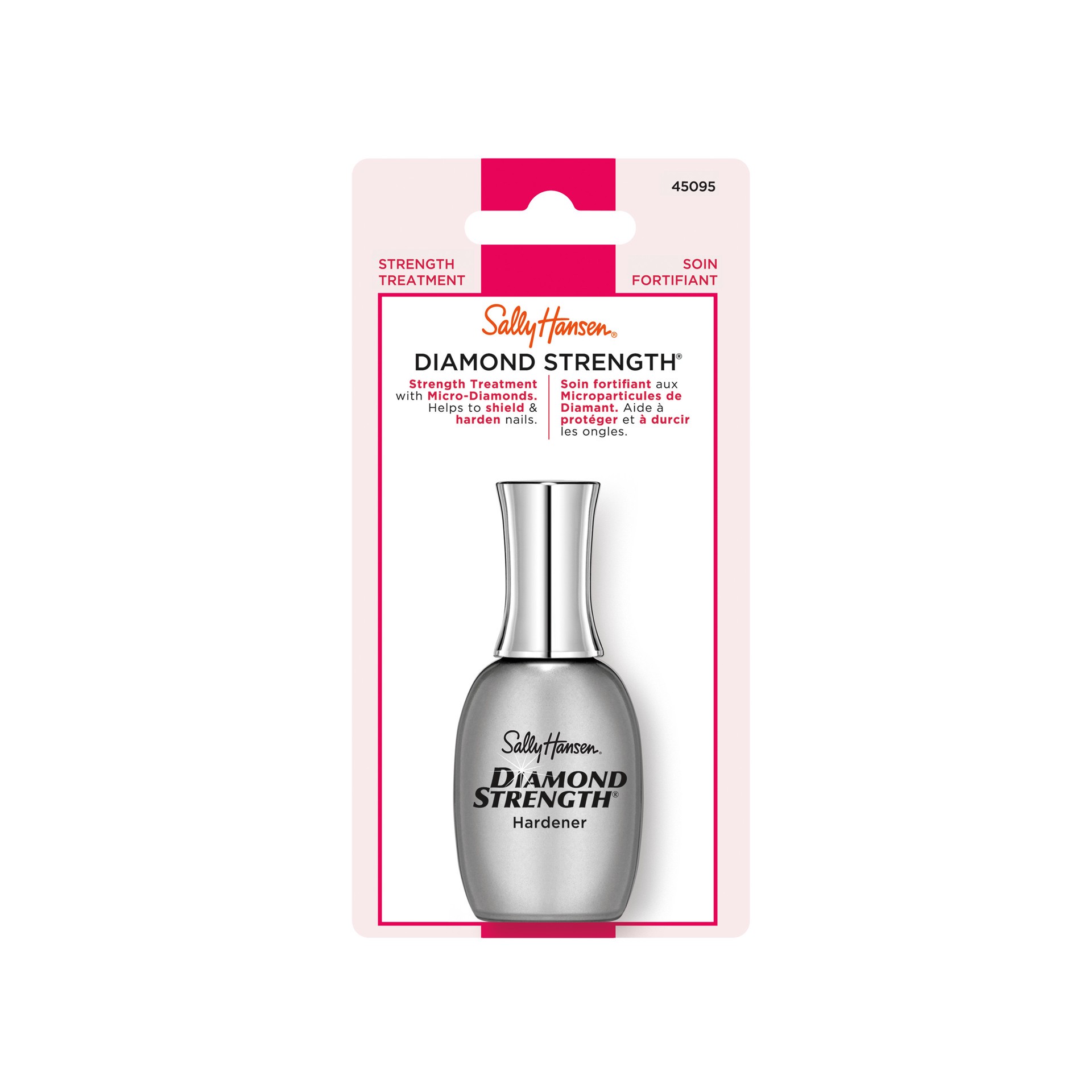 slide 1 of 2, Sally Hansen Diamond Strength Instant Nail Hardener, 13 ml