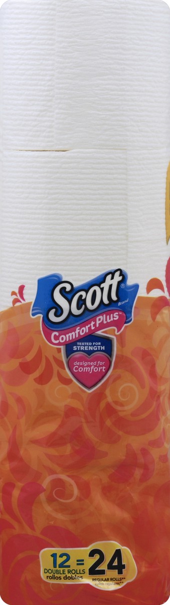 slide 3 of 4, Scott Bathroom Tissue, Unscented, One-Ply, 12 ct