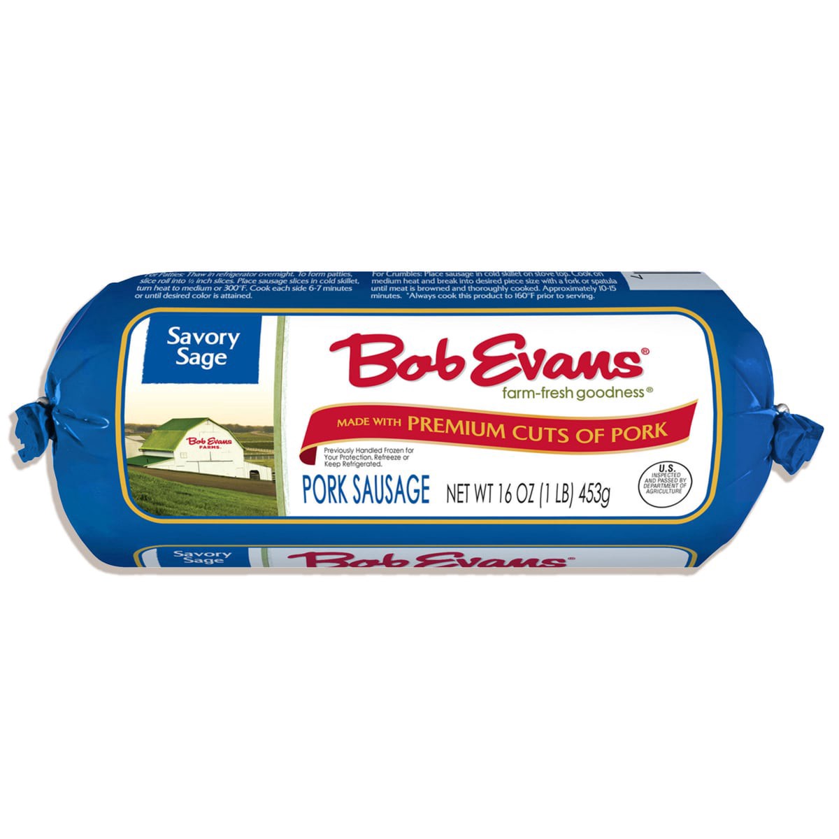 slide 1 of 25, Bob Evans Pork Sausage Roll, Savory Sage, 16 oz, 16 oz