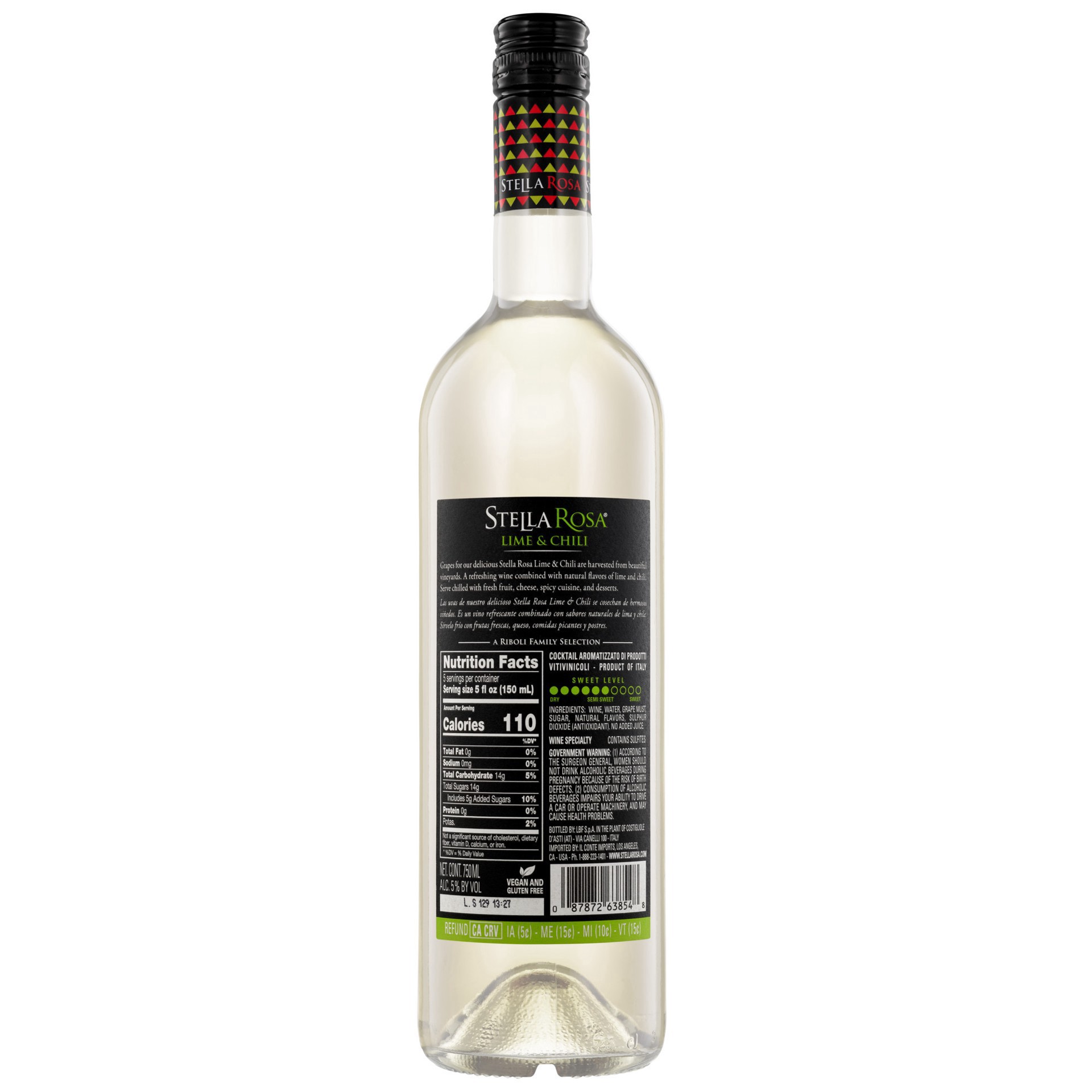 slide 6 of 10, Stella Rosa Lime Chili White Wine 750ml, 25.4 fl oz