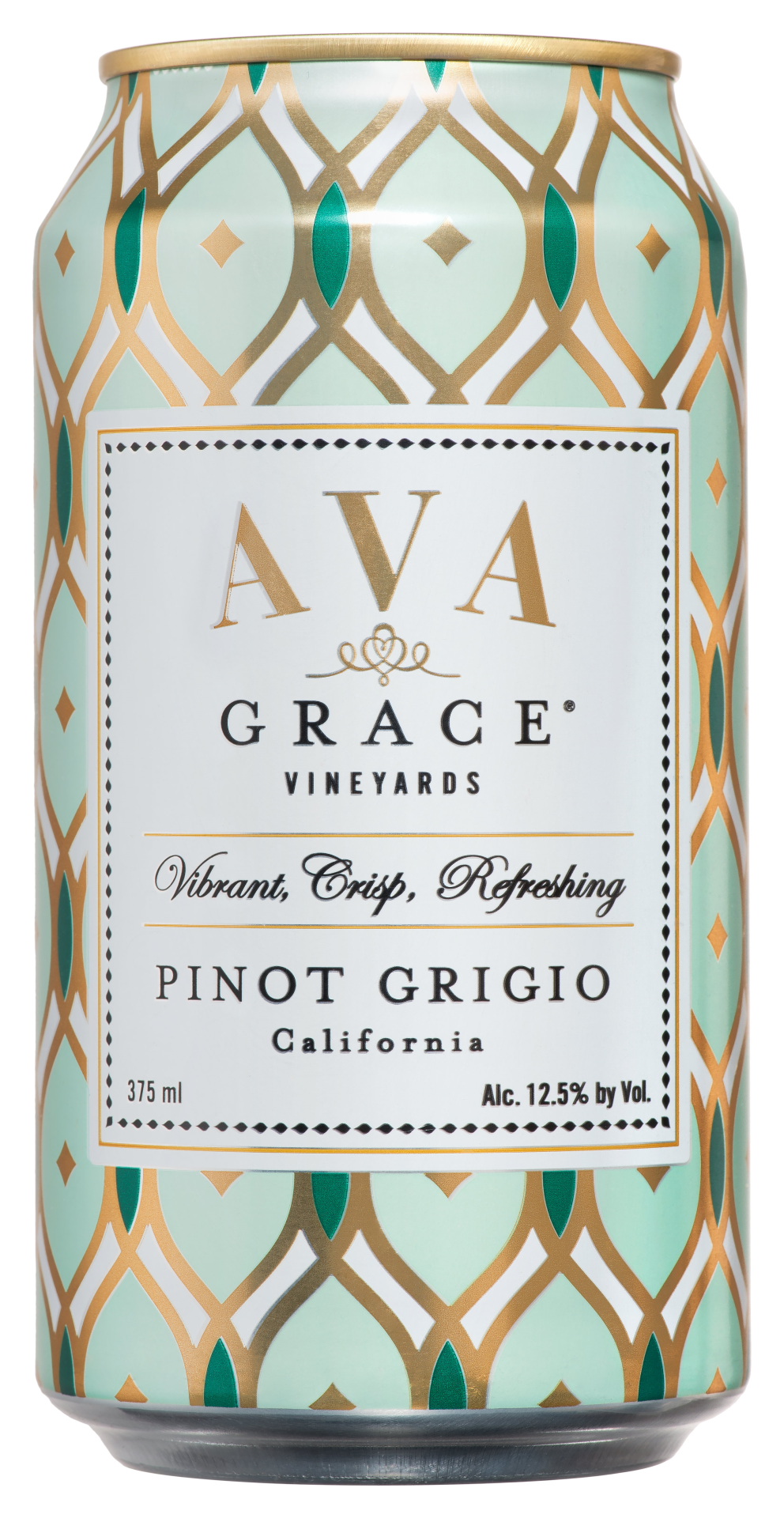 slide 1 of 5, AVA Grace Vineyards Pinot Grigio White Wine, 375 ml