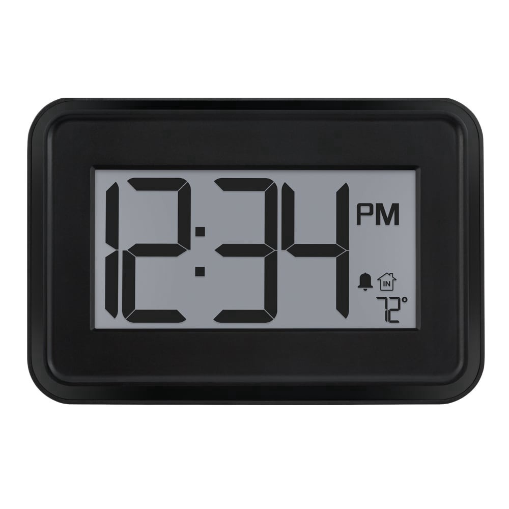 slide 1 of 1, La Crosse Technology Digital Clock With Temp And Timer, 1 ct