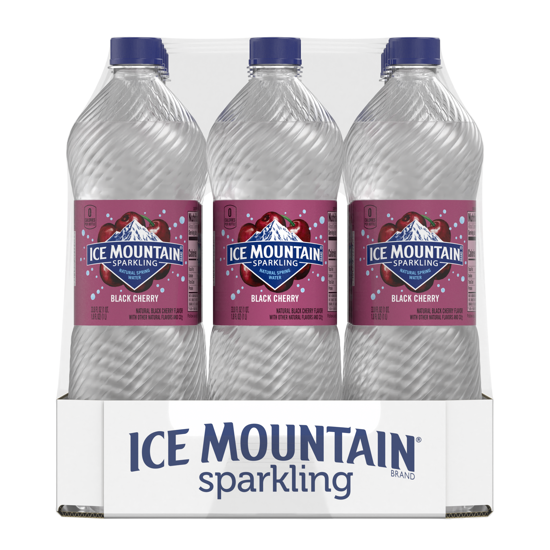 slide 4 of 5, Ice Mountain Brand Sparkling Natural Spring Water, Black Cherry, 33.8 oz