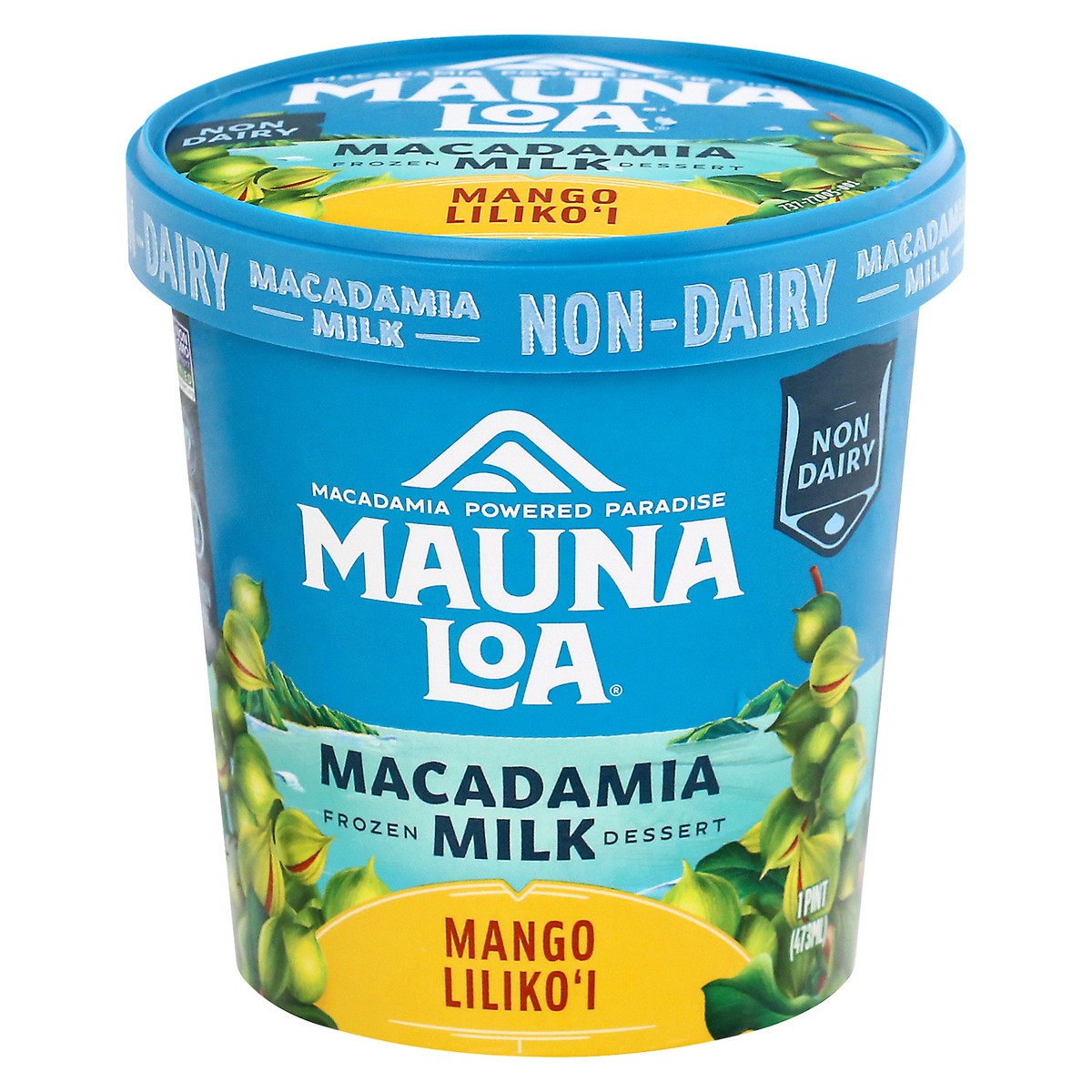 Mauna Loa Non-Dairy Mango Liliko'i Macadamia Milk Frozen Dessert 1 pt 1 ...