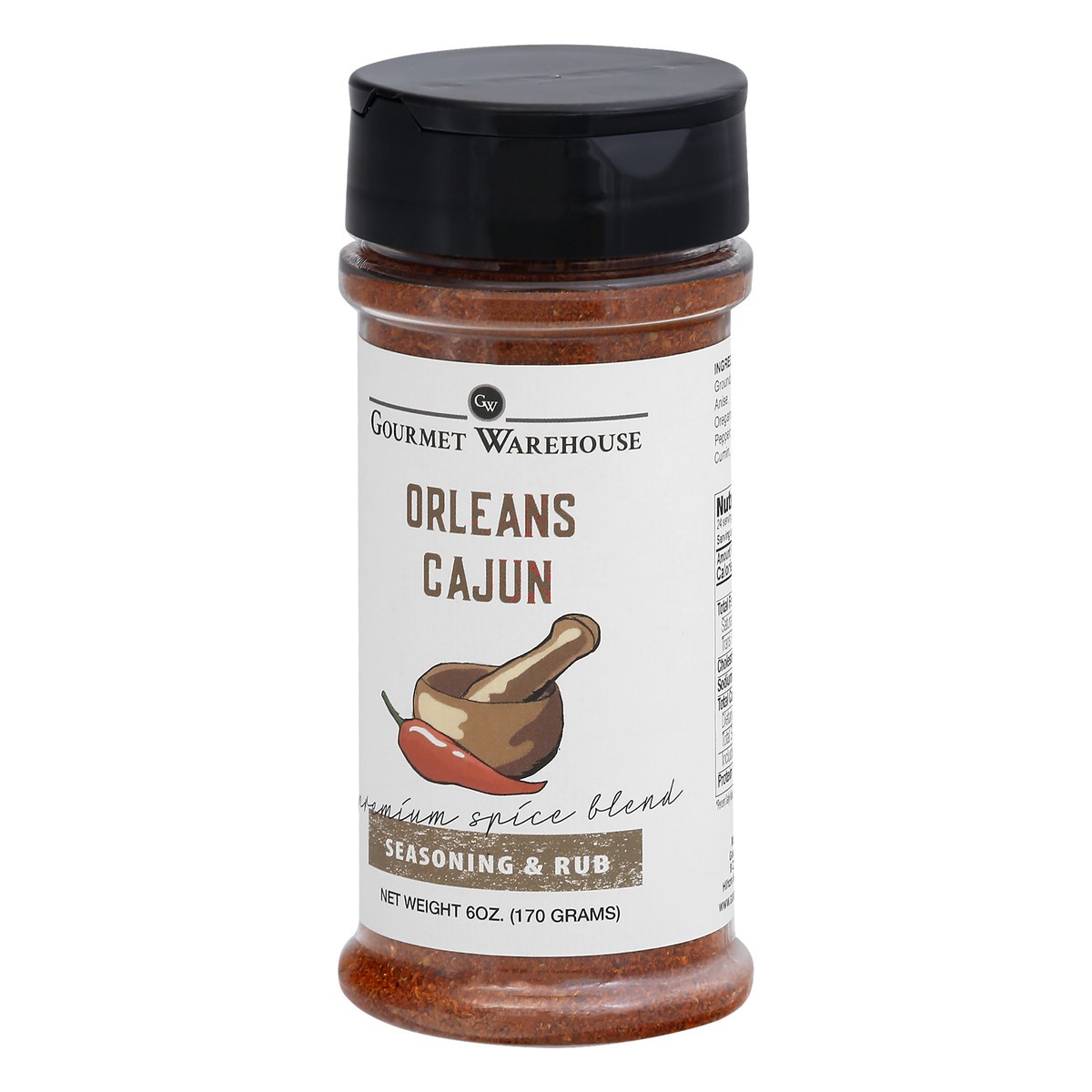 slide 10 of 12, Gourmet Warehouse Orleans Cajun Seasoning & Rub 6 oz, 6 oz