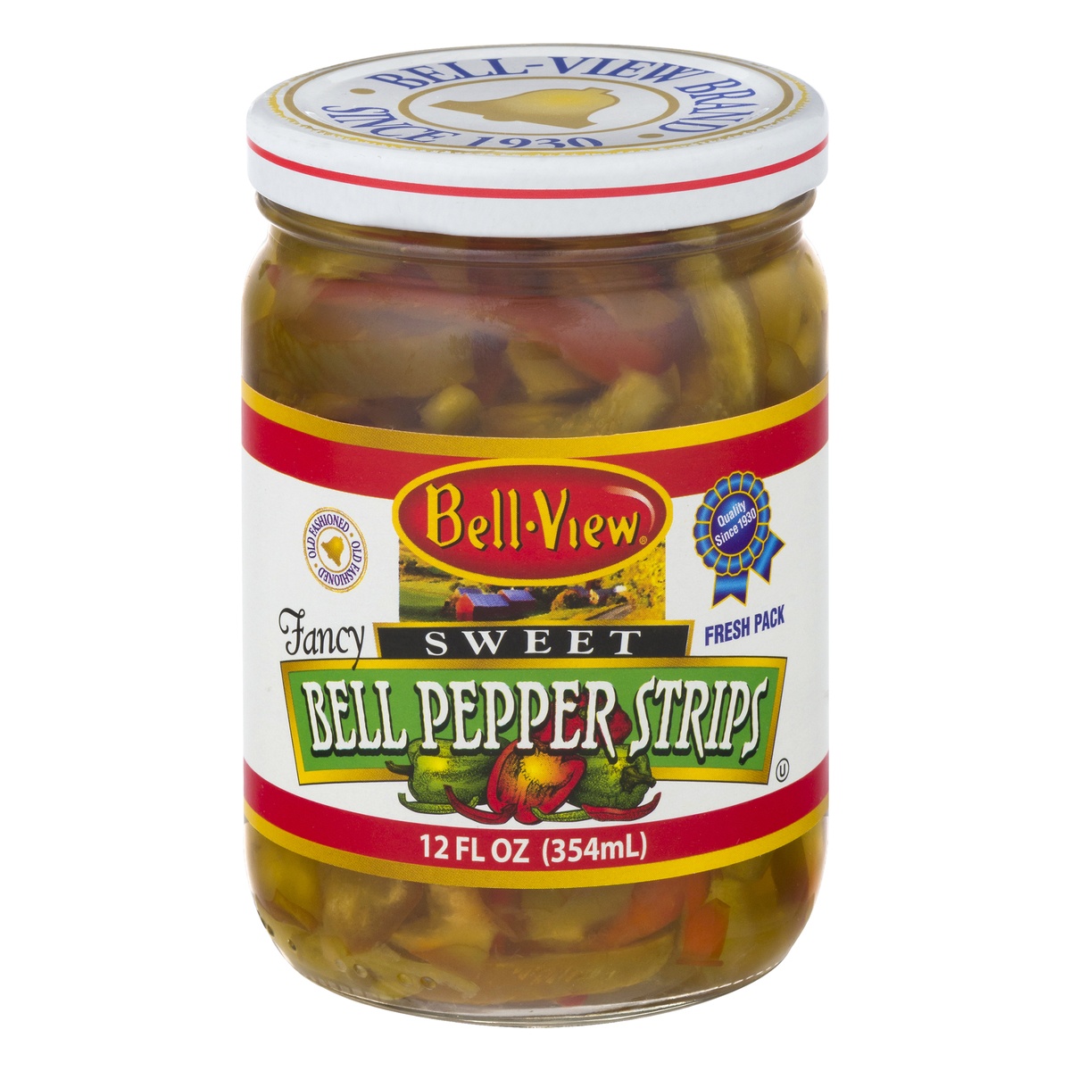 slide 1 of 1, Bell-View Sweet Bell Pepper Strips, 12 oz