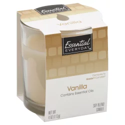 Essential Everyday Candle, Soy Blend, Vanilla