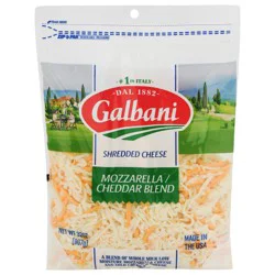Galbani Mozzarella/Cheddar Blend Shredded Cheese 32 oz