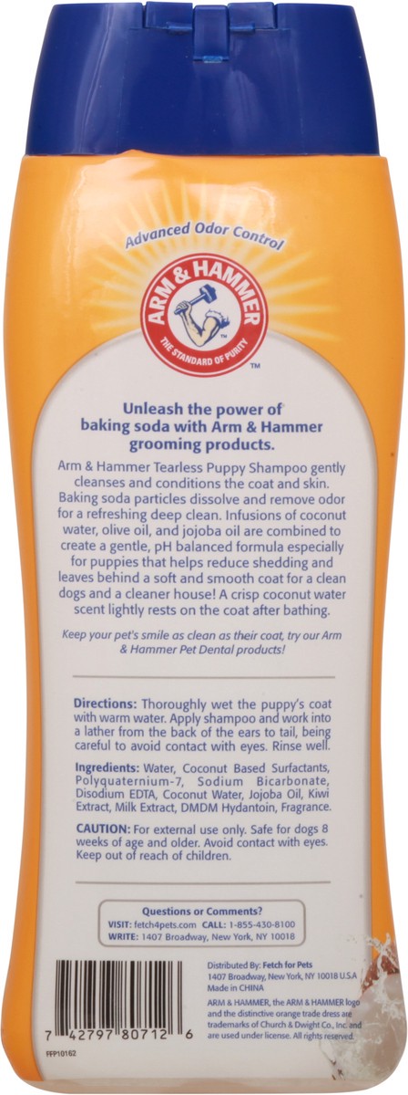 slide 4 of 10, ARM & HAMMER Coconut Water Tearless Puppy Shampoo 20 oz, 20 oz