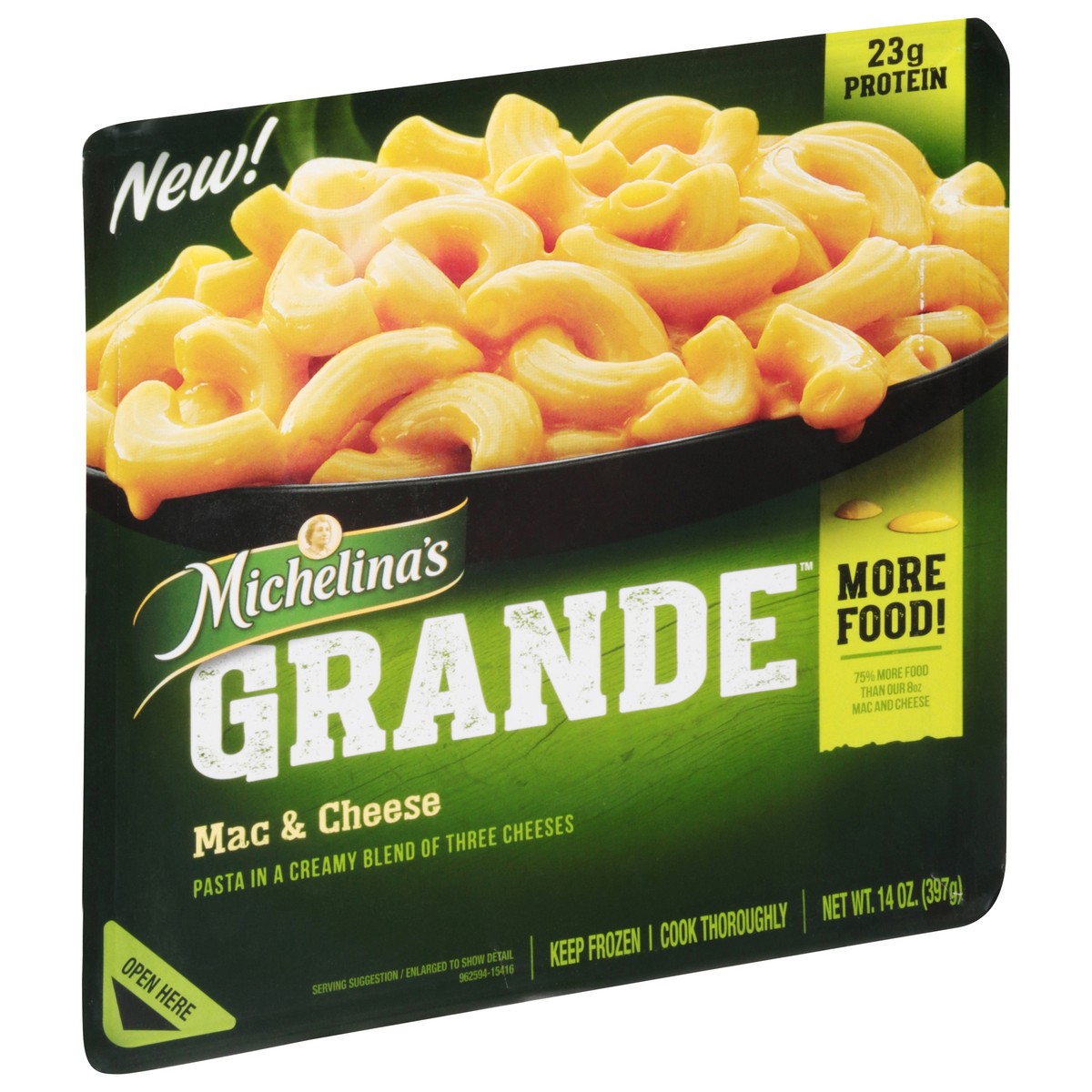 slide 9 of 9, Michelina's Grande Mac & Cheese 14 oz, 14 oz