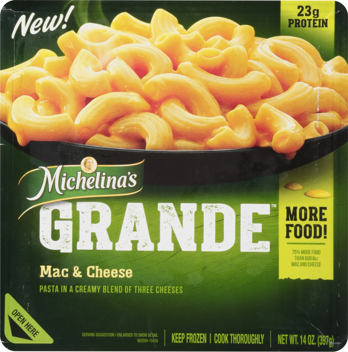 slide 2 of 9, Michelina's Grande Mac & Cheese 14 oz, 14 oz