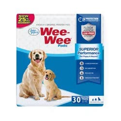 Four Paws Four Paws Wee-Wee Superior Performance Dog Pee Pads 22" x 23" (30 Pack)