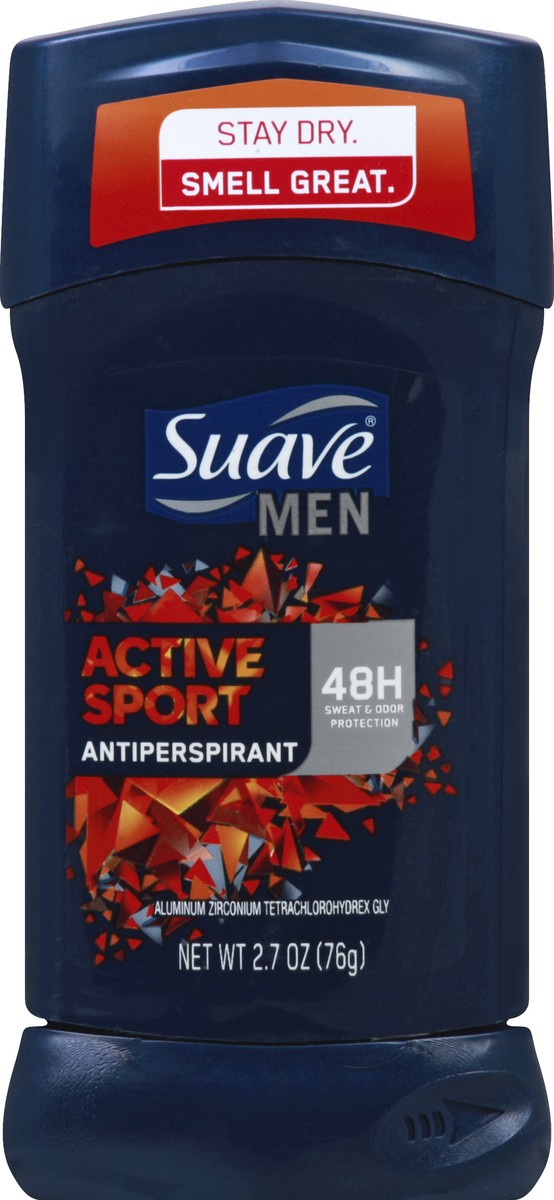 slide 2 of 2, Suave Antiperspirant Deodorant Active Sport, 2.7 oz, 2.7 oz