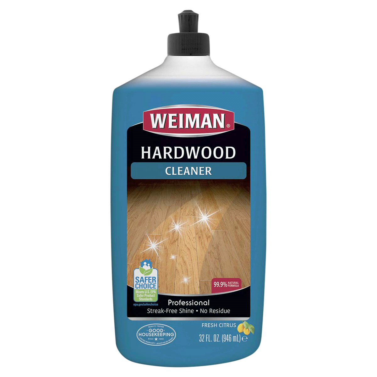 slide 1 of 5, Weiman Hardwood Fresh Citrus Cleaner 32 oz, 32 oz