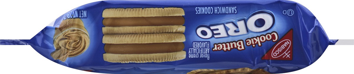 slide 4 of 6, Oreo Cookie Butter Sandwich Cookies, 10.7 oz