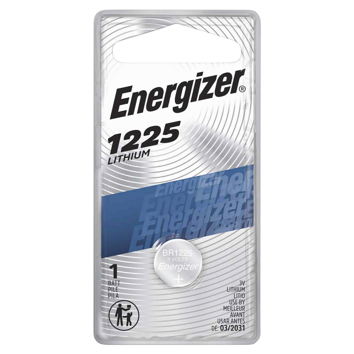 slide 1 of 1, Energizer 1225 Lithium Battery 1 ea, 1 ct