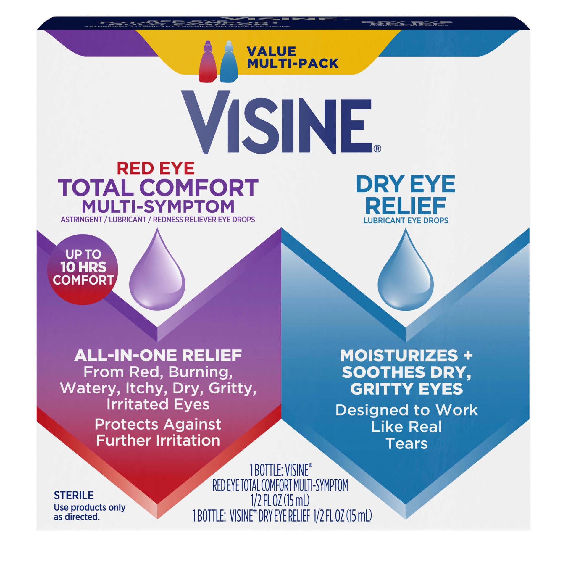 slide 5 of 5, Visine Totality Dry Eye Value Pack, 2 ct  0.5 fl oz