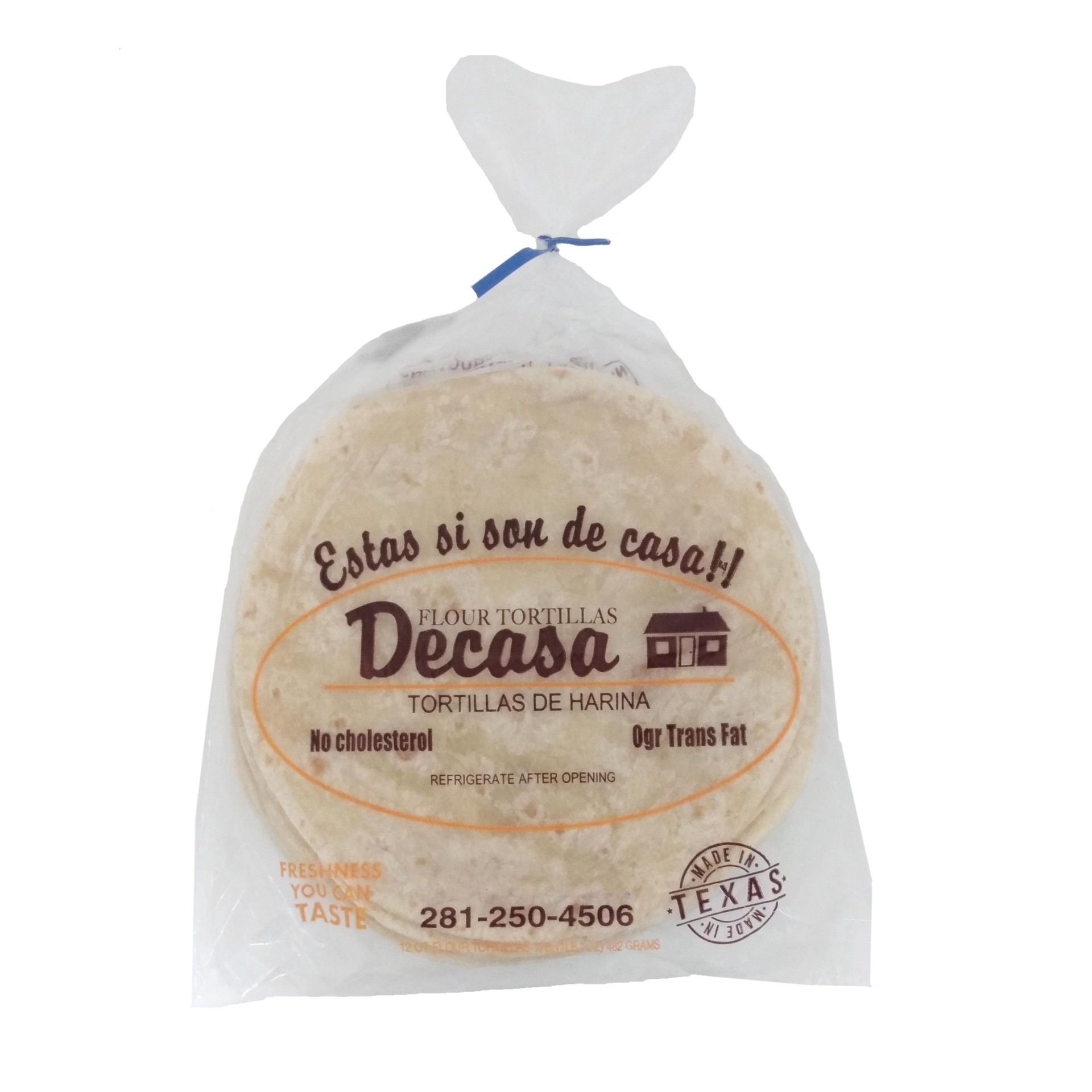 slide 1 of 1, Decasa Flour Tortilla, 1 ct