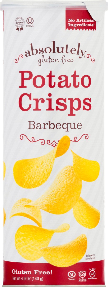 slide 1 of 14, Absolutely Gluten Free Barbeque Potato Crisps, 5 oz