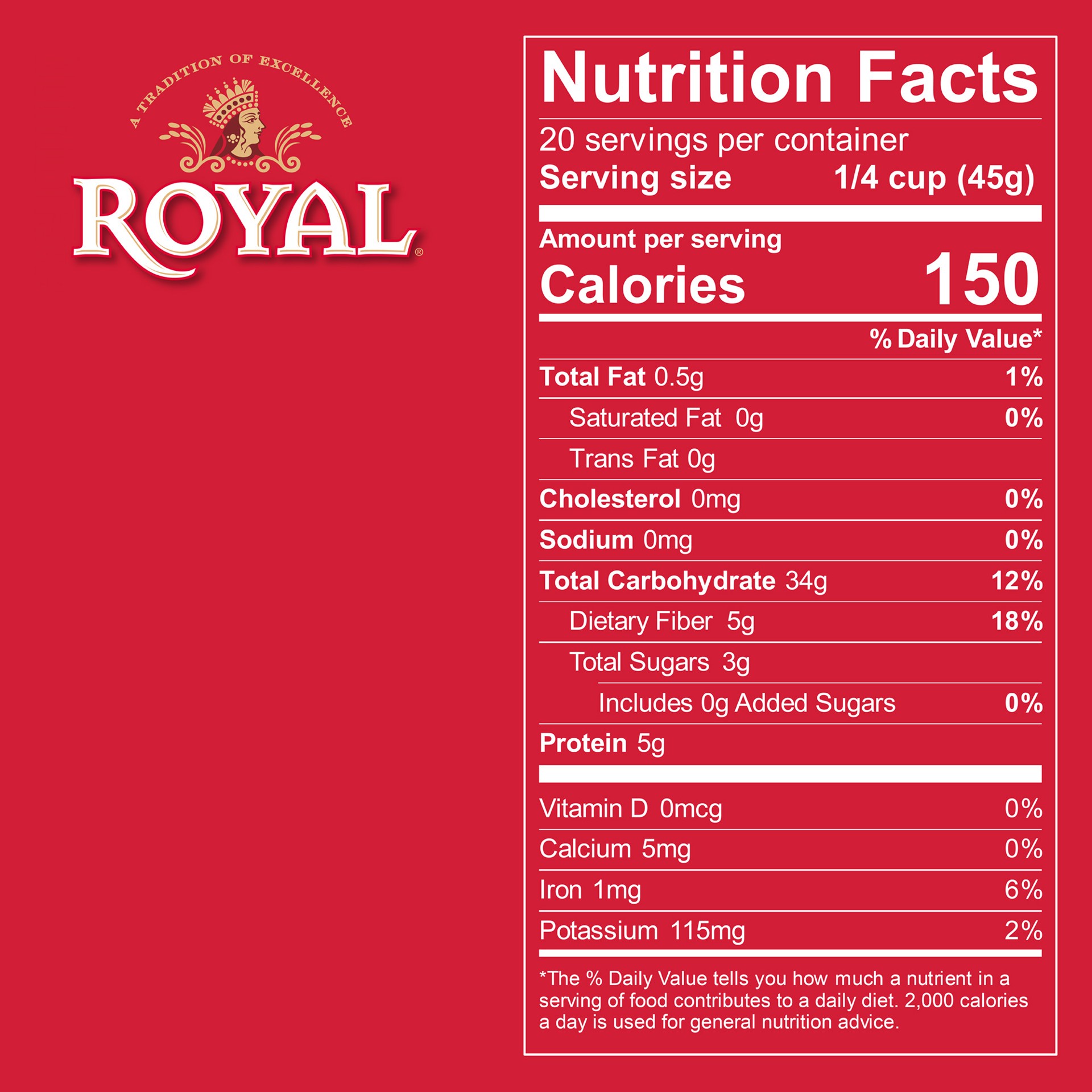 slide 3 of 8, Royal Authentic Royal Basmati Brown Rice, 2 lbs, 32 oz