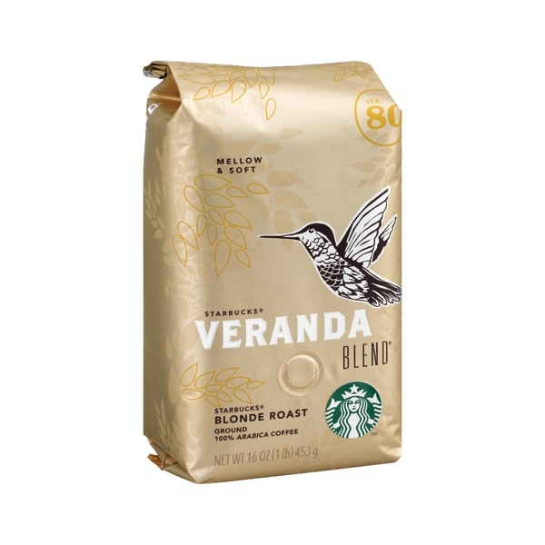 slide 1 of 2, Starbucks Veranda Premium Blonde Ground Roast Coffee, 16-Oz Bag, 1 ct