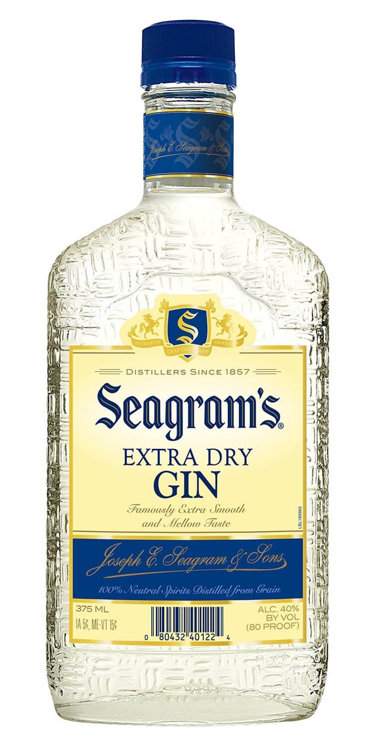 slide 1 of 1, Seagram's Gin, 375 ml