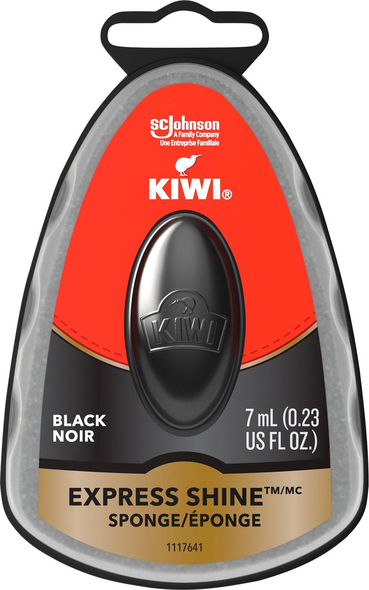 slide 5 of 5, KIWI Express Black Instant Shine Sponge, 0.2 oz